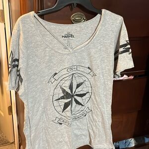 Captain Marvel adorable tshirt